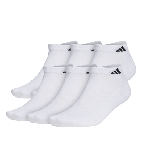 adidas Men's Athletic Cushioned Low Cut Socks 6-Pack Unisex Accessories Socks