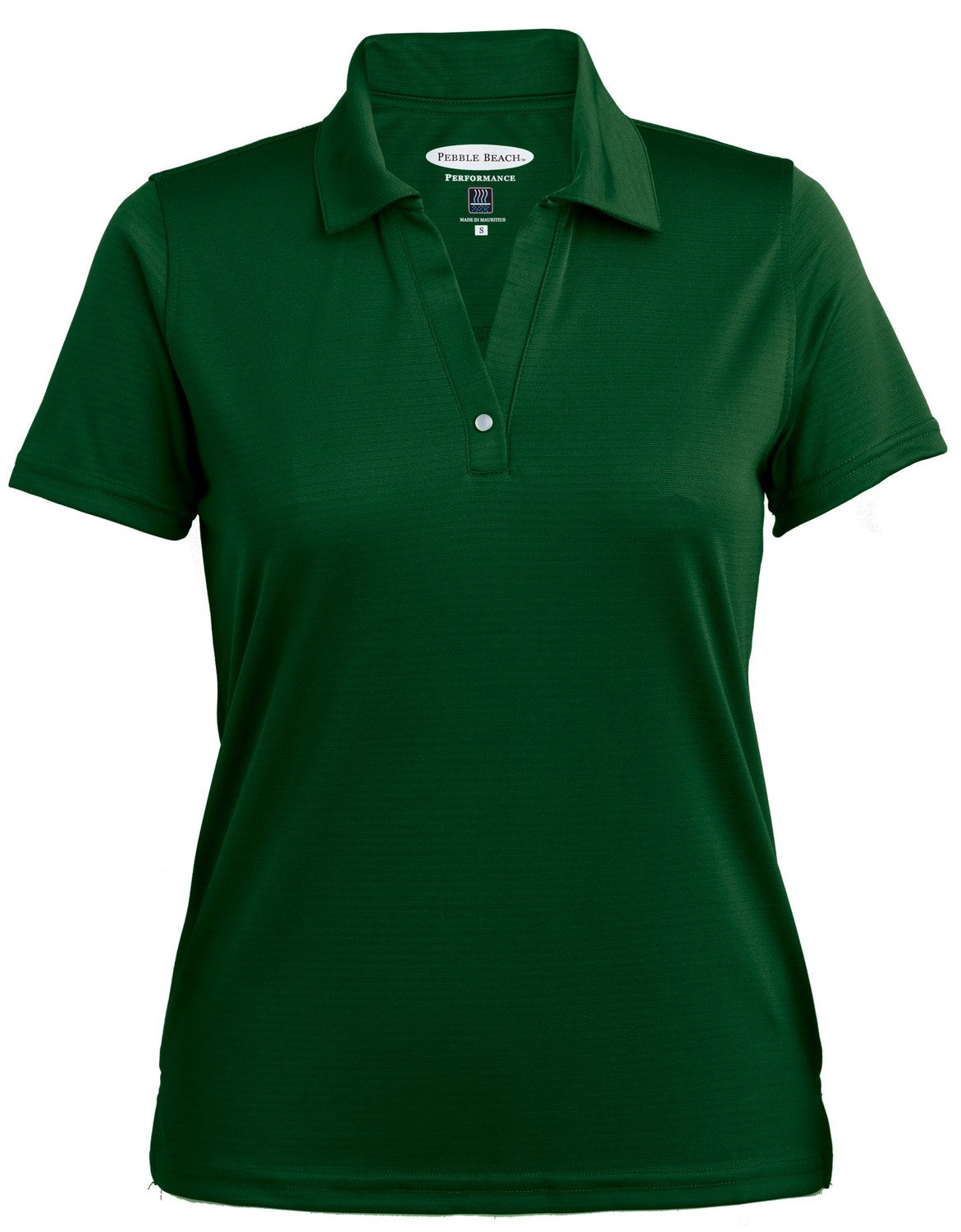 Pebble Beach Women's Horizontal Texture Polo Womens Apparel Shirts & Tops