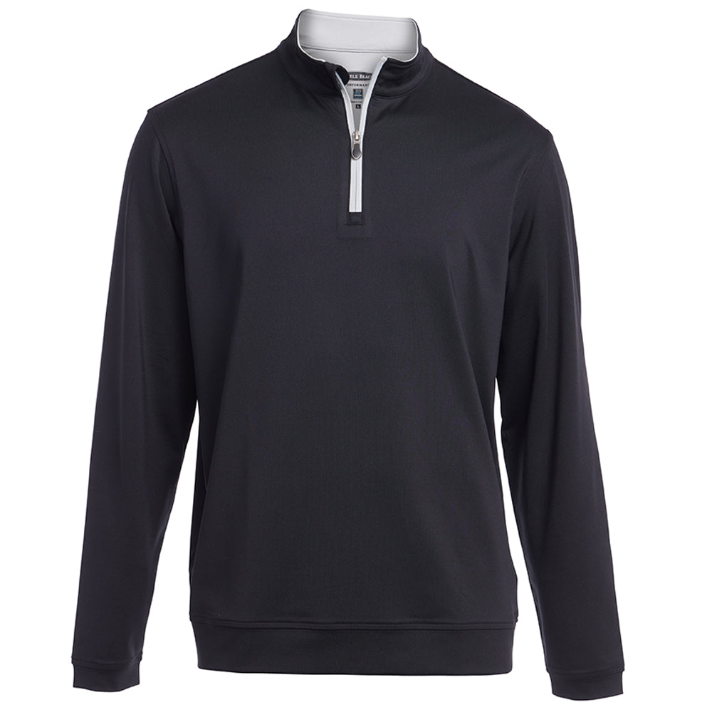 Pebble Beach Men's Smooth Jersey 1/4 Zip Pullover Mens Apparel Sweatshirts & Fleece