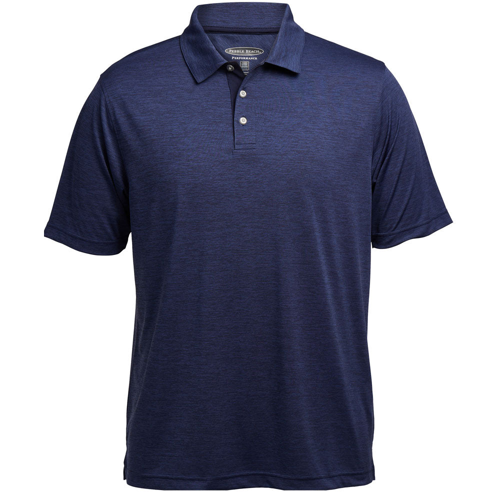 Pebble Beach Men's Heather Polo Mens Apparel Shirts & Tops