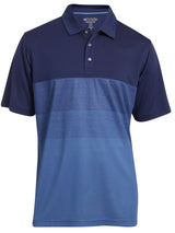 Pebble Beach Men's Color Block Gradation Polo Mens Apparel Shirts & Tops