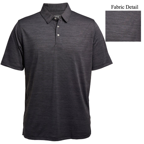 Pebble Beach Men's Heather Texture Polo Mens Apparel Shirts & Tops