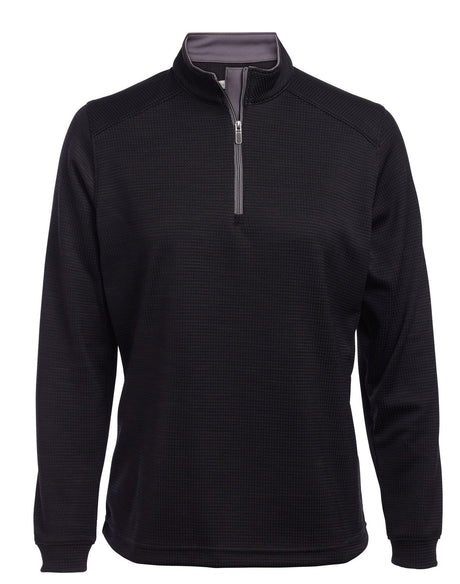 Pebble Beach Women's Waffle Texture 1/4 Zip Pullover Womens Apparel Sweatshirts & Fleece