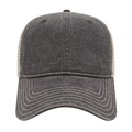 Cap America i3027 Washed Pigment Dyed with Washed Trucker Mesh Cap Unisex Accessories Hats & Caps