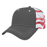 Cap America i2011 Flag Trucker Mesh Back Cap Unisex Accessories Hats & Caps