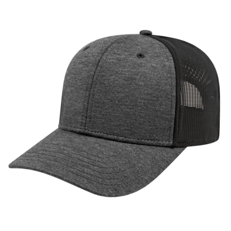 Cap America i7039 Polo Spandex with Knitted Mesh Cap Unisex Accessories Hats & Caps