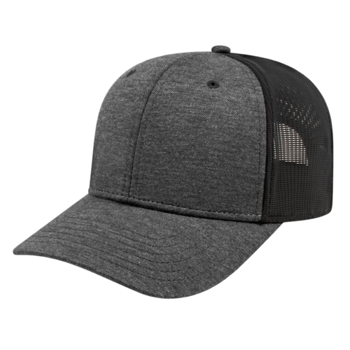 Cap America i7039 Polo Spandex with Knitted Mesh Cap Unisex Accessories Hats & Caps