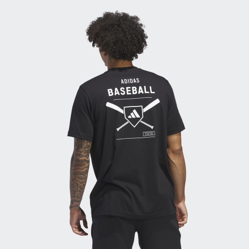 adidas Men's Baseball Graphic Tee Mens Apparel Shirts & Tops
