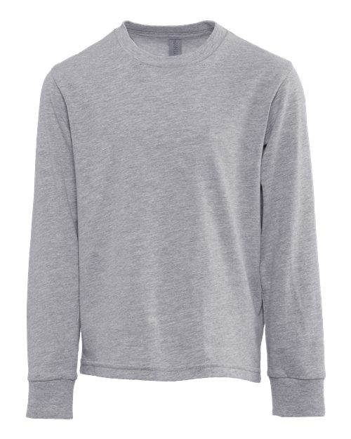 Next Level Youth Cotton Long Sleeve T-Shirt
