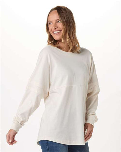 Boxercraft Women's Pom Pom Long Sleeve Jersey T-Shirt