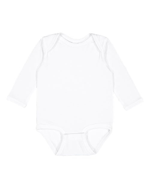 Rabbit Skins Infant Fine Jersey Long Sleeve Bodysuit Rabbit Skins
