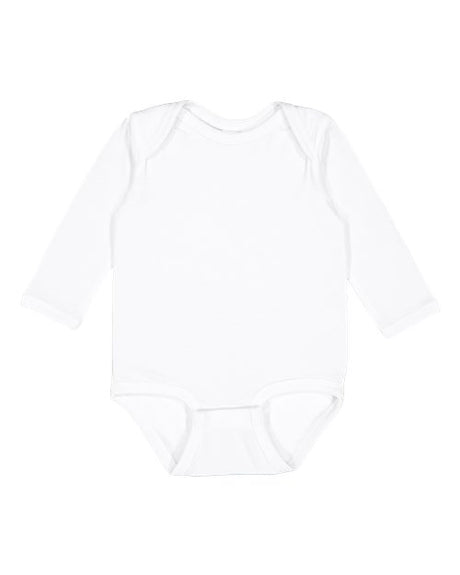 Rabbit Skins Infant Fine Jersey Long Sleeve Bodysuit Rabbit Skins