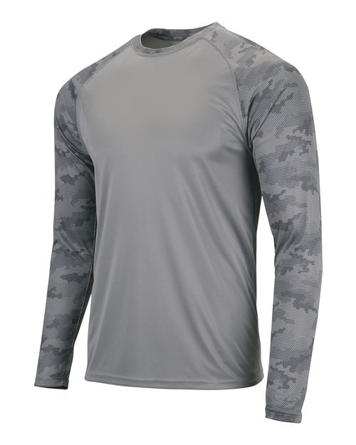 Paragon Men's Cayman Performance Colorblocked Long Sleeve T-Shirt Paragon