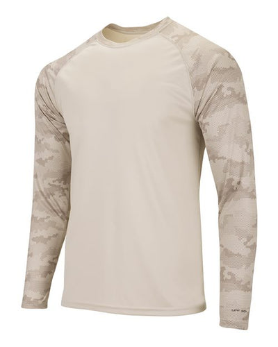 Paragon Men's Cayman Performance Colorblocked Long Sleeve T-Shirt
