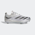 adidas Men's Adizero Electric+ Silver Speed Baseball Cleats Baseball Footwear Adult
