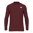 New Balance Men's Cold Weather Long Sleeve Base Layer Tall Mens Apparel Shirts & Tops