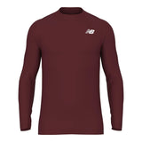 New Balance Men's Cold Weather Long Sleeve Base Layer Mens Apparel Shirts & Tops