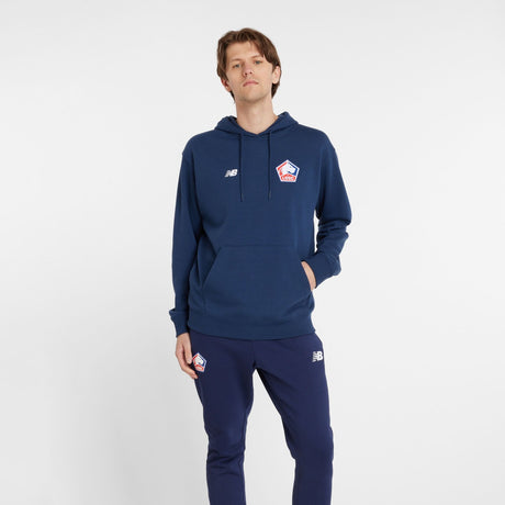 New Balance Men's Lille LOSC Terry Hoodie Soccer Uniforms & Apparel All