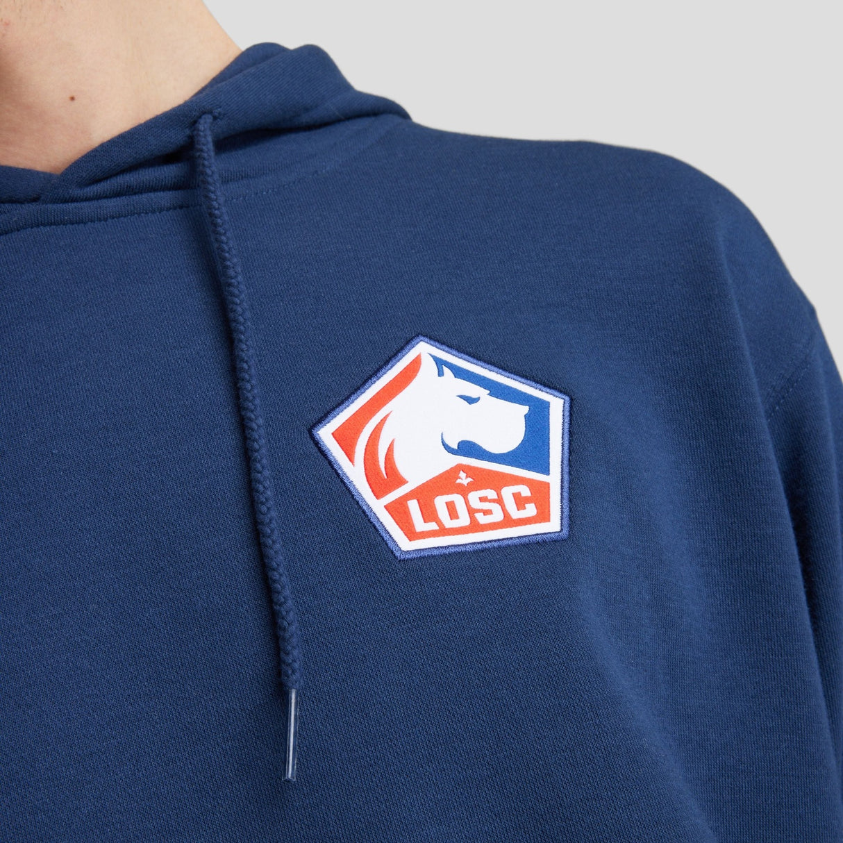 New Balance Men's Lille LOSC Terry Hoodie Soccer Uniforms & Apparel All