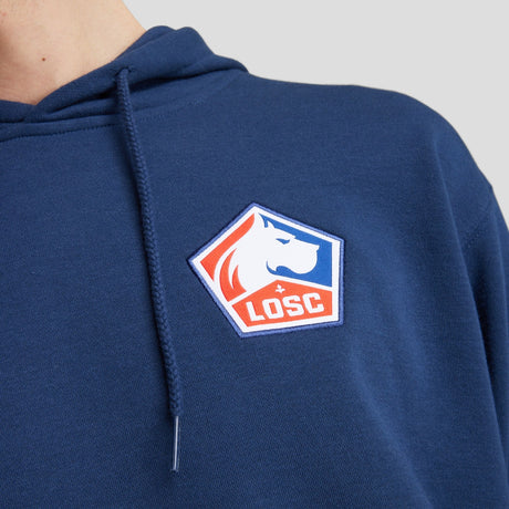 New Balance Men's Lille LOSC Terry Hoodie Soccer Uniforms & Apparel All