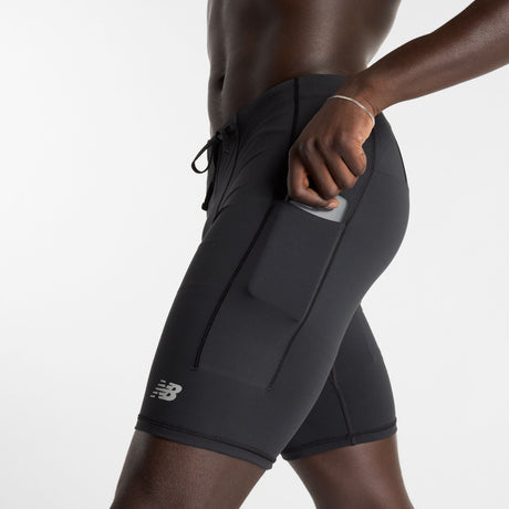 New Balance Men's Sleek Pocket 9" Half Tight Mens Apparel Shorts