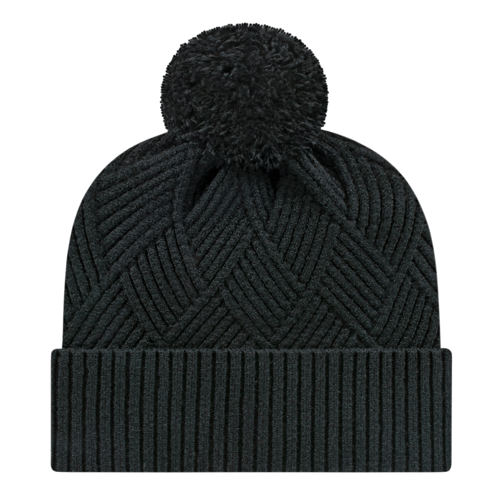 Cap America iK8554 Premium Diagonal Weave Knit Cap with Cuff Unisex Accessories Hats & Caps