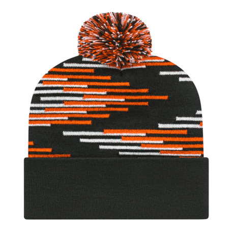 Cap America RKB12 Bar Knit Cap with Cuff Unisex Accessories Hats & Caps