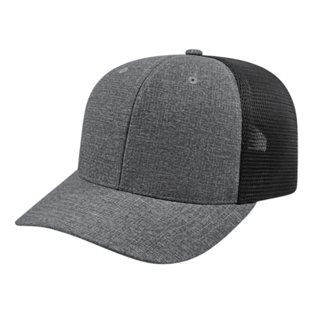 Cap America i8509 Flexfit 110® Mélange Trucker Mesh Back Cap Unisex Accessories Hats & Caps