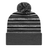 Cap America RKL12 Striped Knit Cap with Cuff Unisex Accessories Hats & Caps