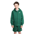 New Balance Youth Brush Back Small Logo Full Zip Hoodie Youth Apparel Hoodies & Sweatshirts