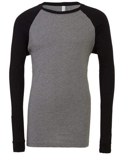 Bella + Canvas Men's Jersey Long-Sleeve Baseball T-Shirt