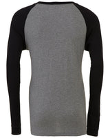 BELLA + CANVAS Men's Jersey Long-Sleeve Baseball T-Shirt