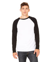 BELLA + CANVAS Men's Jersey Long-Sleeve Baseball T-Shirt