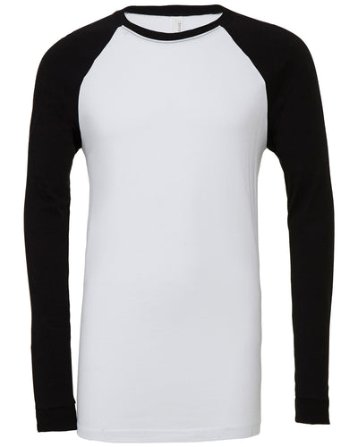 Bella + Canvas Men's Jersey Long-Sleeve Baseball T-Shirt