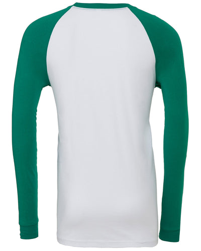 Bella + Canvas Men's Jersey Long-Sleeve Baseball T-Shirt