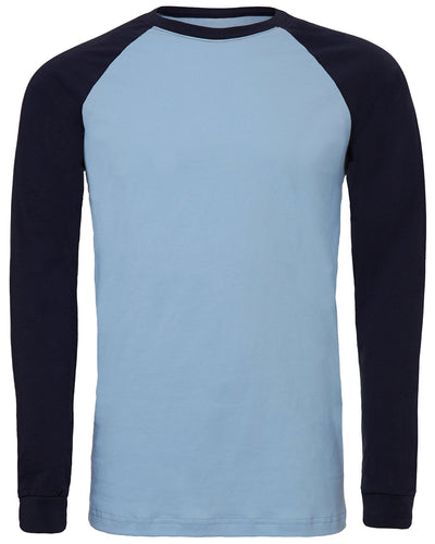Bella + Canvas Men's Jersey Long-Sleeve Baseball T-Shirt