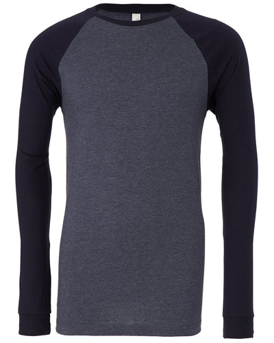 Bella + Canvas Men's Jersey Long-Sleeve Baseball T-Shirt