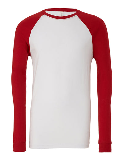 Bella + Canvas Men's Jersey Long-Sleeve Baseball T-Shirt