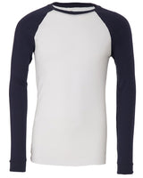 BELLA + CANVAS Men's Jersey Long-Sleeve Baseball T-Shirt