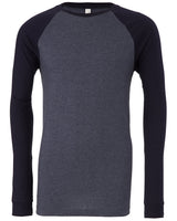 BELLA + CANVAS Men's Jersey Long-Sleeve Baseball T-Shirt