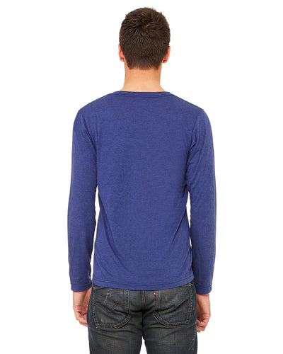 Bella + Canvas Unisex Jersey Long-Sleeve V-Neck T-Shirt