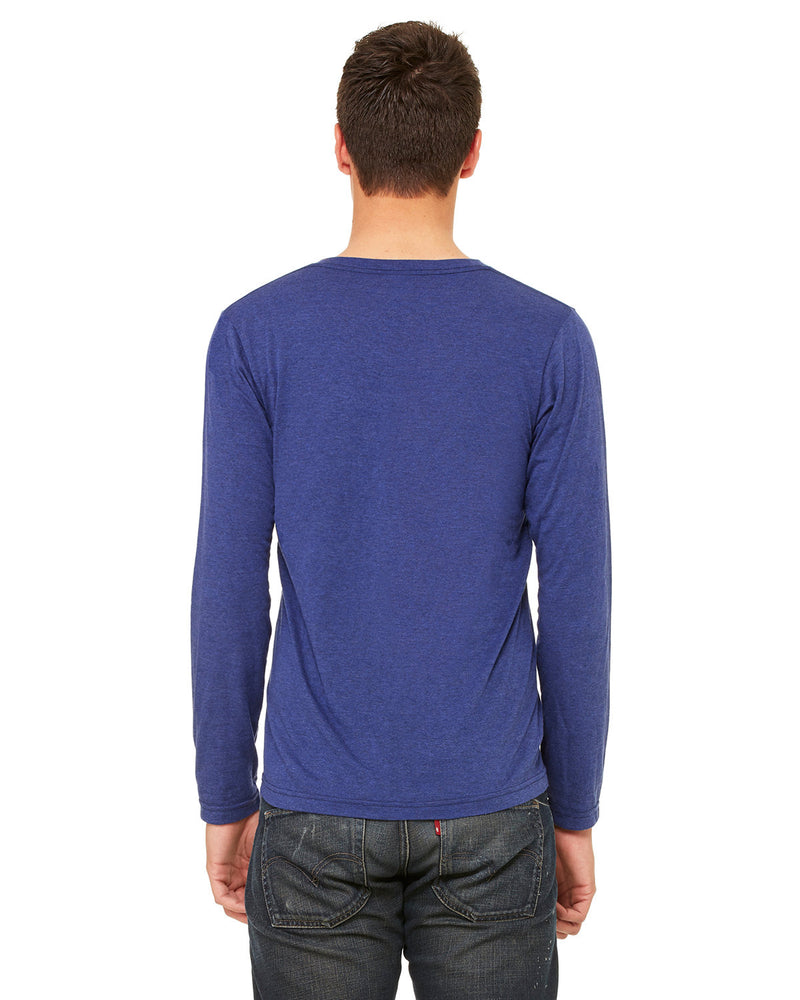 Bella + Canvas Unisex Jersey Long-Sleeve V-Neck T-Shirt