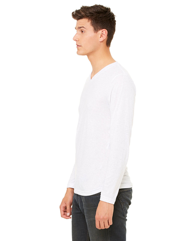 Bella + Canvas Unisex Jersey Long-Sleeve V-Neck T-Shirt