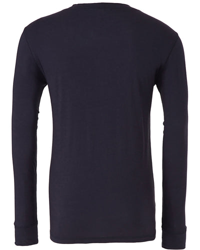 Bella + Canvas Men's Jersey Long-Sleeve Henley