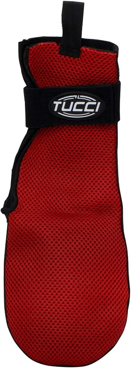 Tucci Sliding Mitt Baseball/Softball Hand and Wrist Protector (Scarlet)
