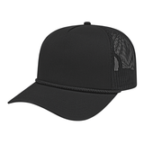 Cap America Value Rope Trucker Mesh Back Cap Unisex Accessories Hats & Caps