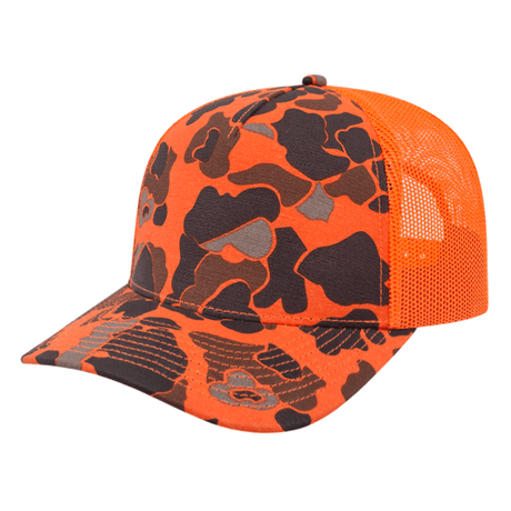 Cap America Duck Camo Trucker Mesh Back Cap Unisex Accessories Hats & Caps
