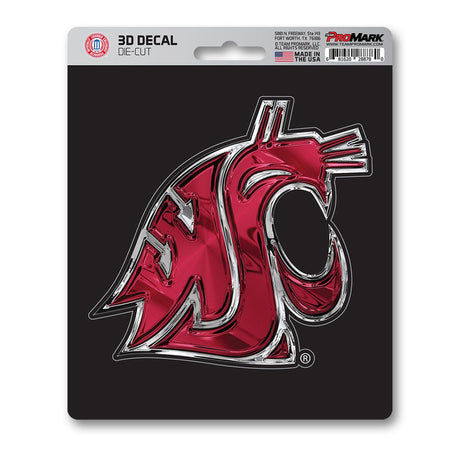 Fanmats Washington State Cougars 3D Decal Sticker Fan Gear NCAA Washington State Cougars