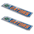 Fanmats Florida Gators 2 Piece Heavy Duty Aluminum Embossed Truck Emblem Set Fan Gear NCAA Florida Gators