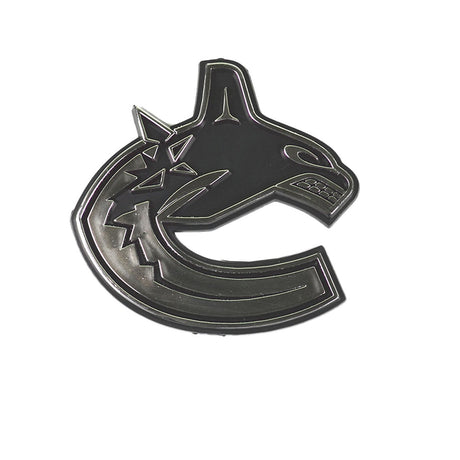 Fanmats Vancouver Canucks Molded Chrome Plastic Emblem Fan Gear NHL Vancouver Canucks